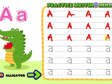 Alphabet Writing For Kids