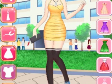 Anime Girls Fashion - Makeup & Dress up