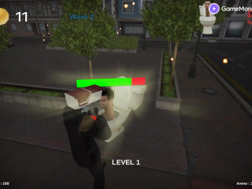 Cameraman vs Skibidi Battle Game