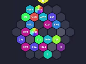 Hexa 2048 Puzzle - Block Merge