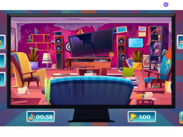 Hidden Object Rooms Exploration