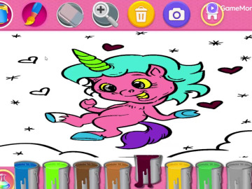 Magical Unicorn Coloring Pages