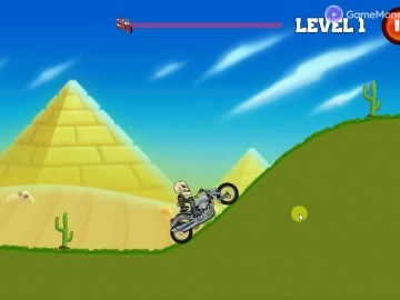 Motor Bike Hill Racing 2D
