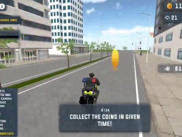 Police Bike Stunt Race Game
