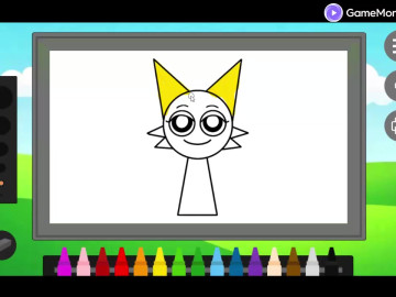 Sprunki Coloring Book game