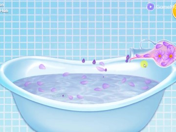 Sweet Baby Girl Cleanup Messy House