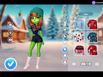 The Grench Couple Holiday Dress up